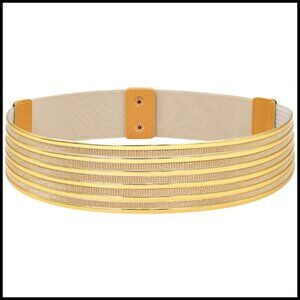 Wide Elastic Waist Belt Stretchy Vintage Cinch Belt for Dresses Elegant